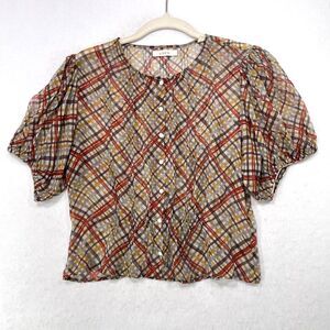 Doen Naret Top Emmaline Plaid